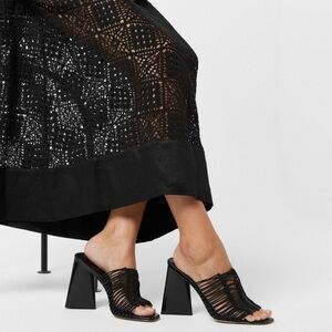 Sam Edelman Laurette Block Heel Mule - black